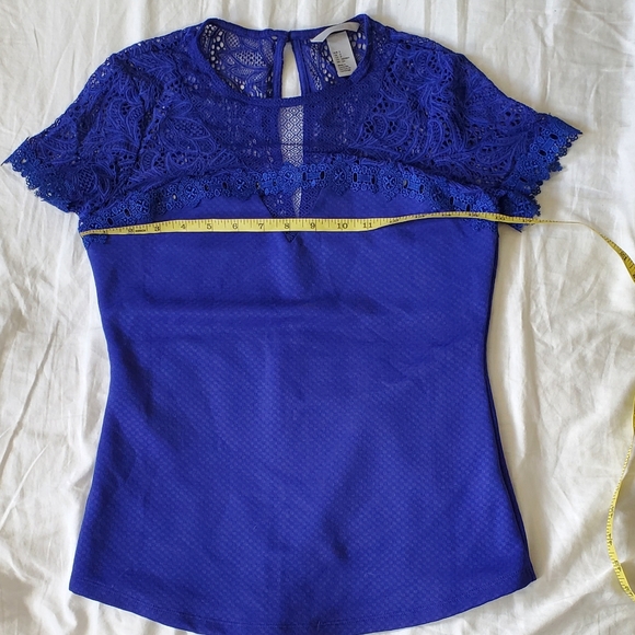 Royal Blue Blouse - Picture 3 of 6